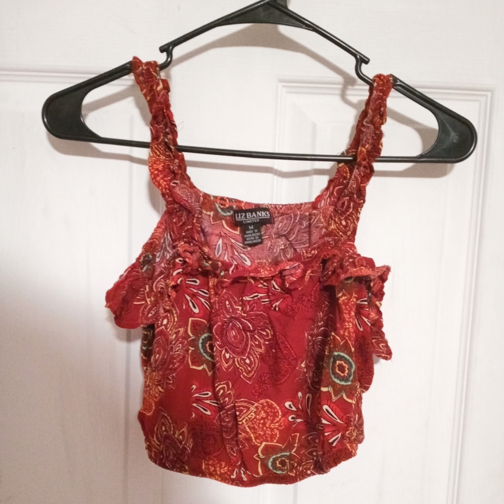 Red Crop Top